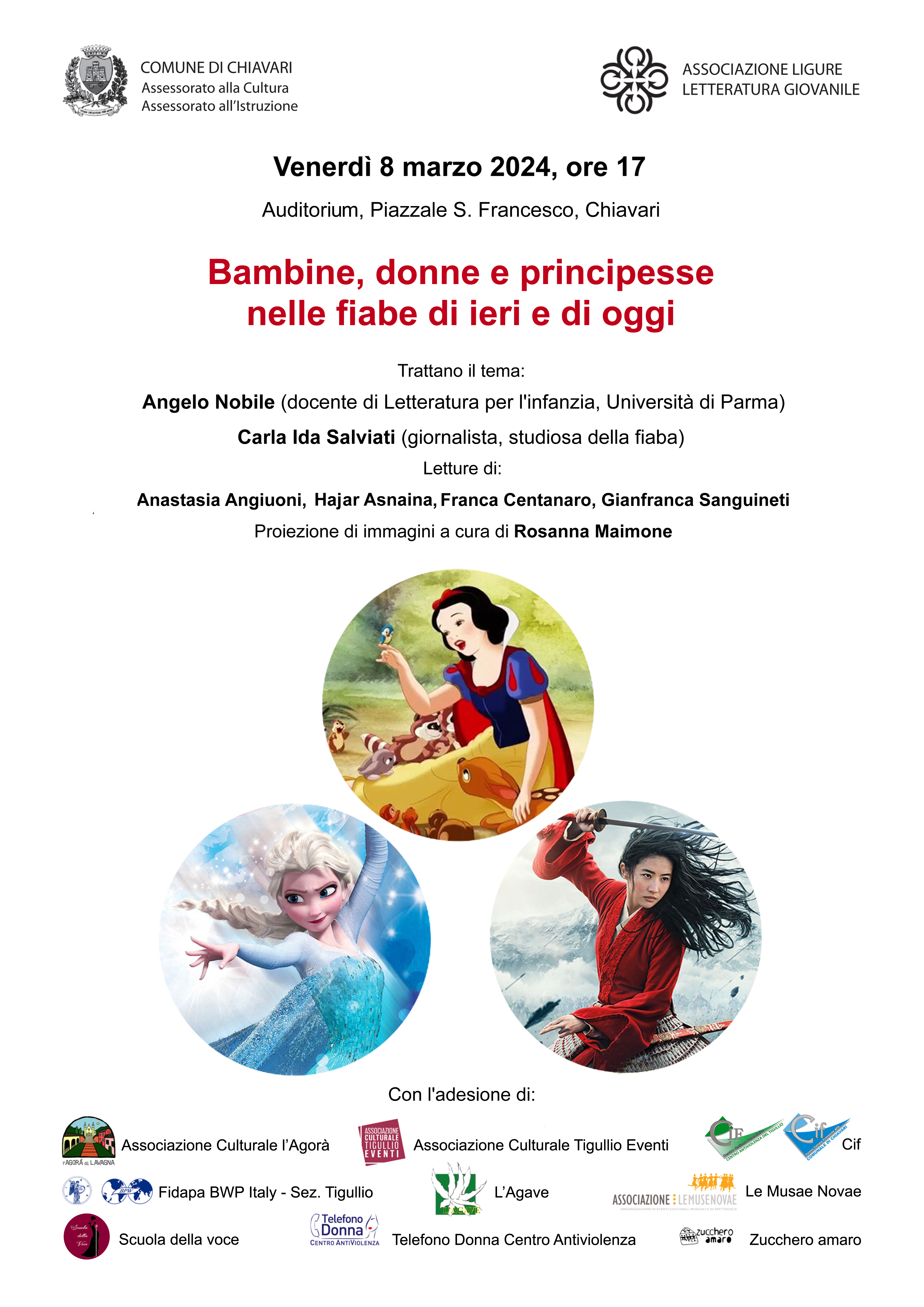 Bambine, donne e principesse nelle fiabe di ieri e  di oggi