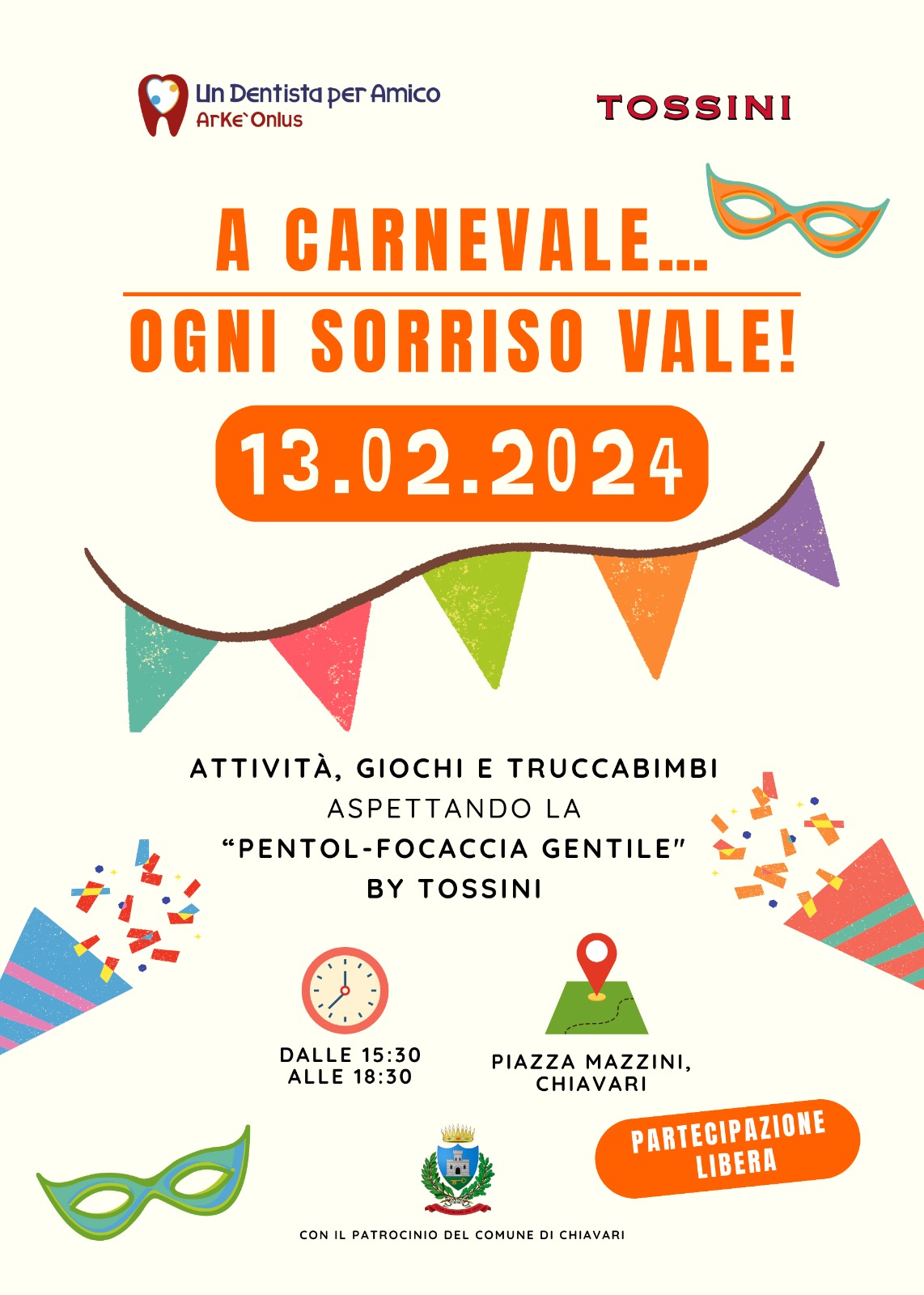 A Carnevale ogni sorriso vale