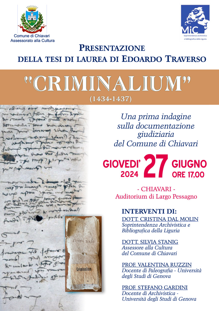 Criminalium (1424-1437)