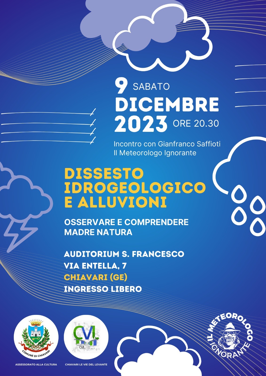 Serata Informativa di Meteorologia e Autoprotezione